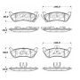 CENTRIC PARTS 102.08750 C-Tek Semi-Metallic Brake Pads with Shims