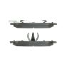 CENTRIC PARTS 102.08750 C-Tek Semi-Metallic Brake Pads with Shims