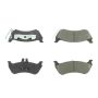 CENTRIC PARTS 102.08750 C-Tek Semi-Metallic Brake Pads with Shims