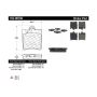 CENTRIC PARTS 102.08760 C-Tek Semi-Metallic Brake Pads with Shims