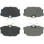 CENTRIC PARTS 102.08770 C-Tek Semi-Metallic Brake Pads with Shims