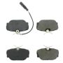 CENTRIC PARTS 102.08771 C-Tek Semi-Metallic Brake Pads with Shims