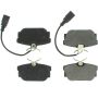 CENTRIC PARTS 102.08772 C-Tek Semi-Metallic Brake Pads with Shims