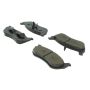 CENTRIC PARTS 102.08810 C-Tek Semi-Metallic Brake Pads with Shims
