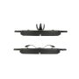 CENTRIC PARTS 102.08810 C-Tek Semi-Metallic Brake Pads with Shims