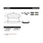 CENTRIC PARTS 102.08830 C-Tek Semi-Metallic Brake Pads with Shims