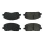 CENTRIC PARTS 102.08840 C-Tek Semi-Metallic Brake Pads with Shims