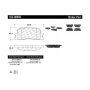 CENTRIC PARTS 102.08850 C-Tek Semi-Metallic Brake Pads with Shims