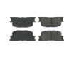 CENTRIC PARTS 102.08850 C-Tek Semi-Metallic Brake Pads with Shims