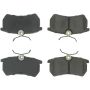 CENTRIC PARTS 102.08860 C-Tek Semi-Metallic Brake Pads with Shims