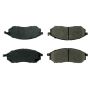 CENTRIC PARTS 102.08880 C-Tek Semi-Metallic Brake Pads with Shims