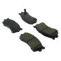 CENTRIC PARTS 102.08890 C-Tek Semi-Metallic Brake Pads with Shims