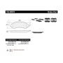 CENTRIC PARTS 102.08970 C-Tek Semi-Metallic Brake Pads with Shims