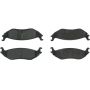 CENTRIC PARTS 102.08980 C-Tek Semi-Metallic Brake Pads with Shims