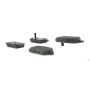 CENTRIC PARTS 102.09050 C-Tek Semi-Metallic Brake Pads with Shims
