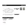 CENTRIC PARTS 102.09060 C-Tek Semi-Metallic Brake Pads with Shims