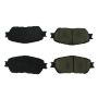 CENTRIC PARTS 102.09061 C-Tek Semi-Metallic Brake Pads with Shims