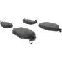 CENTRIC PARTS 102.09100 C-Tek Semi-Metallic Brake Pads with Shims