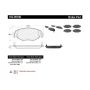 CENTRIC PARTS 102.09100 C-Tek Semi-Metallic Brake Pads with Shims