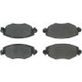 CENTRIC PARTS 102.09100 C-Tek Semi-Metallic Brake Pads with Shims