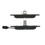 CENTRIC PARTS 102.09151 C-Tek Semi-Metallic Brake Pads with Shims