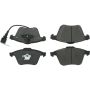 CENTRIC PARTS 102.09153 C-Tek Semi-Metallic Brake Pads with Shims