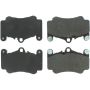 CENTRIC PARTS 102.09160 C-Tek Semi-Metallic Brake Pads with Shims