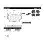 CENTRIC PARTS 102.09170 C-Tek Semi-Metallic Brake Pads with Shims