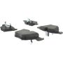 CENTRIC PARTS 102.09181 C-Tek Semi-Metallic Brake Pads with Shims