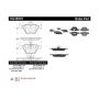 CENTRIC PARTS 102.09181 C-Tek Semi-Metallic Brake Pads with Shims