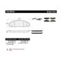 CENTRIC PARTS 102.09210 C-Tek Semi-Metallic Brake Pads with Shims
