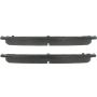 CENTRIC PARTS 102.09210 C-Tek Semi-Metallic Brake Pads with Shims