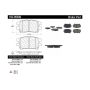 CENTRIC PARTS 102.09300 C-Tek Semi-Metallic Brake Pads with Shims