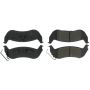 CENTRIC PARTS 102.09320 C-Tek Semi-Metallic Brake Pads with Shims