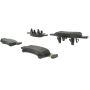 CENTRIC PARTS 102.09340 C-Tek Semi-Metallic Brake Pads with Shims