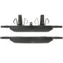 CENTRIC PARTS 102.09340 C-Tek Semi-Metallic Brake Pads with Shims