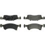 CENTRIC PARTS 102.09340 C-Tek Semi-Metallic Brake Pads with Shims