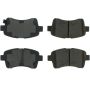CENTRIC PARTS 102.09370 C-Tek Semi-Metallic Brake Pads with Shims