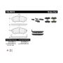 CENTRIC PARTS 102.09410 C-Tek Semi-Metallic Brake Pads with Shims