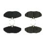 CENTRIC PARTS 102.09440 C-Tek Semi-Metallic Brake Pads with Shims