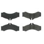 CENTRIC PARTS 102.09490 C-Tek Semi-Metallic Brake Pads with Shims