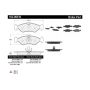 CENTRIC PARTS 102.09510 C-Tek Semi-Metallic Brake Pads with Shims