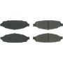CENTRIC PARTS 102.09530 C-Tek Semi-Metallic Brake Pads with Shims