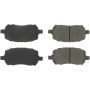 CENTRIC PARTS 102.09560 C-Tek Semi-Metallic Brake Pads with Shims