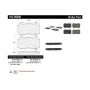 CENTRIC PARTS 102.09600 C-Tek Semi-Metallic Brake Pads with Shims