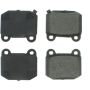 CENTRIC PARTS 102.09610 C-Tek Semi-Metallic Brake Pads with Shims