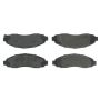 CENTRIC PARTS 102.09620 C-Tek Semi-Metallic Brake Pads with Shims