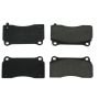 CENTRIC PARTS 102.09680 C-Tek Semi-Metallic Brake Pads with Shims