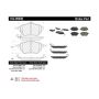 CENTRIC PARTS 102.09690 C-Tek Semi-Metallic Brake Pads with Shims