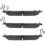 CENTRIC PARTS 102.09690 C-Tek Semi-Metallic Brake Pads with Shims